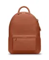 Maison De Sabre Leather Backpack In Brown