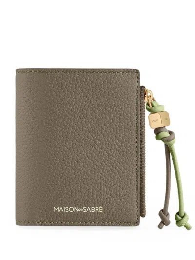 Maison De Sabre Leather Bifold Wallet In Brown