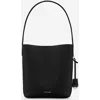 Maison De Sabre Maison De Sabré Leather Bucket Soft Tote In Rouge Noir