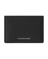 Maison De Sabre Women's Leather Card Case In Black Caviar
