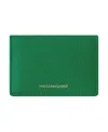 Maison De Sabre Women's Leather Card Case In Emerald Green