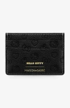 Maison De Sabre Maison De Sabré Leather Card Holder In Hello Kitty