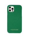 Maison De Sabre Leather Case Iphone 12 Pro In Emerald Green