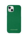 Maison De Sabre Leather Case Iphone 13 In Emerald Green
