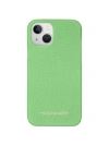 Maison De Sabre Leather Case Iphone 13 In Mint Green