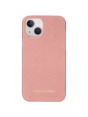 Maison De Sabre Leather Case Iphone 13 In Pink Lily