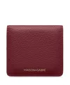 Maison De Sabre Leather Compact Mirror In Brown