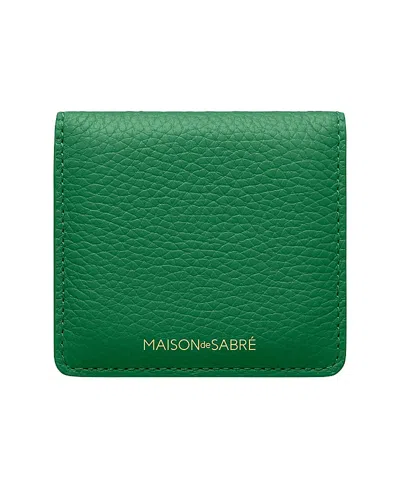 MAISON DE SABRE MAISON DE SABRE LEATHER COMPACT MIRROR