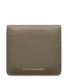 Maison De Sabre Leather Compact Mirror In Green