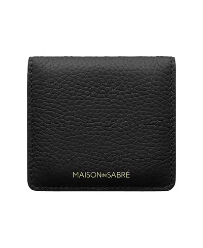 MAISON DE SABRE MAISON DE SABRE LEATHER COMPACT MIRROR