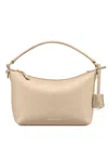 Maison De Sabre Leather Detachable Strap Tote Bag In Neutral