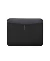Maison De Sabre Leather Ipad Case (11 Inches) In Graphite Caviar