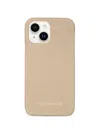 Maison De Sabre Leather Iphone 14 Case In Neutral