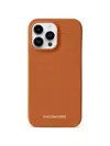 Maison De Sabre Leather Iphone 15 Pro Max Case In Brown