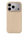 Maison De Sabre Leather Iphone 17 Pro Max Case In Neutral