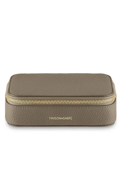 Maison De Sabre Maison De Sabré Leather Jewellery Case In Pattern