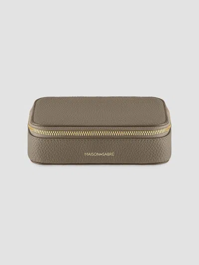Maison De Sabre Leather Jewelry Case