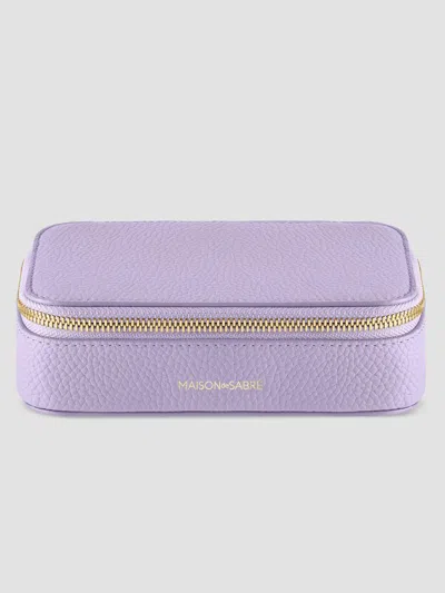 Maison De Sabre Leather Jewelry Case