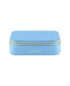 Maison De Sabre Leather Jewelry Case In Sky Blue