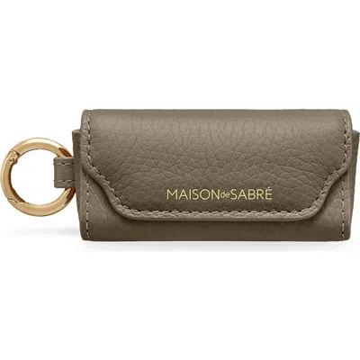 Maison De Sabre Maison De Sabré Leather Lipstick Charm In Transparent