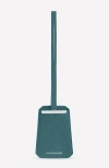 Maison De Sabre Leather Luggage Tag In Bondi Blue