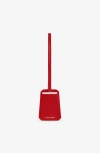 Maison De Sabre Maison De Sabré Leather Luggage Tag In Pomegranate Red
