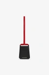 Maison De Sabre Maison De Sabré Leather Luggage Tag In Rouge Noir