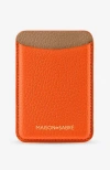 Maison De Sabre Leather Magsafe Wallet In Manhattan Sandstone