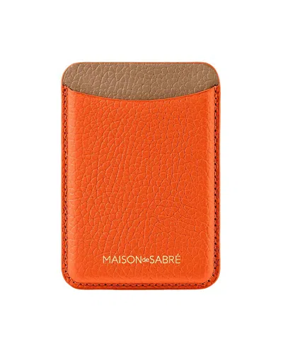 MAISON DE SABRE MAISON DE SABRE LEATHER MAGSAFE WALLET