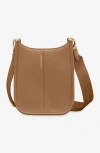 Maison De Sabre Maison De Sabré Mini Leather Saddle Bag In Sandstone Brown