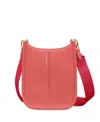 Maison De Sabre Leather Mini Saddle Bag In White