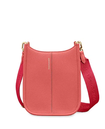 Maison De Sabre Leather Mini Saddle Bag In White