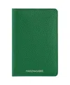 Maison De Sabre Maison De Sabré Leather Passport Holder In Emerald Green