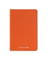 Maison De Sabre Leather Passport Holder In Manhattan Orange