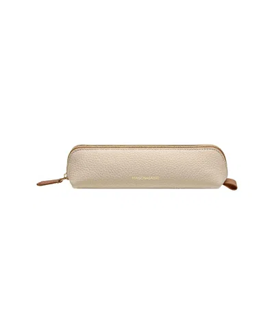 Maison De Sabre Leather Pencil Case In Saharan Brown