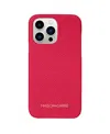 Maison De Sabre Leather Phone Case (iphone 13 Pro) In Shibuya Fuchsia