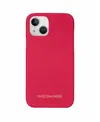 Maison De Sabre Leather Phone Case (iphone 13) In Shibuya Fuchsia