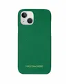 Maison De Sabre Leather Phone Case (iphone 14) In Emerald Green