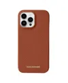 Maison De Sabre Leather Phone Case (iphone 14 Pro Max) In Walnut Brown