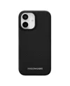 Maison De Sabre Leather Phone Case (iphone 16) In Black Caviar