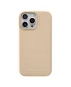 Maison De Sabre Leather Phone Case (iphone 16 Pro Max) In Saharan Nude