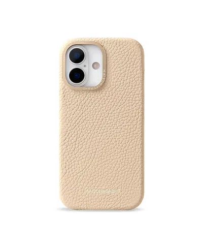 Maison De Sabre Leather Phone Case (iphone 17) In Metallic
