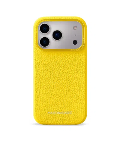 Maison De Sabre Leather Phone Case (iphone 18 Pro) In Blue