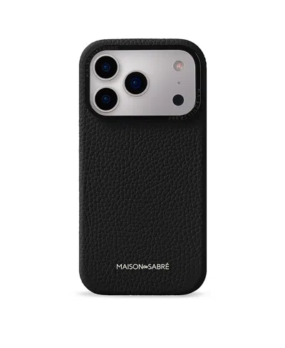 Maison De Sabre Leather Phone Case (iphone 18 Pro Max) In White