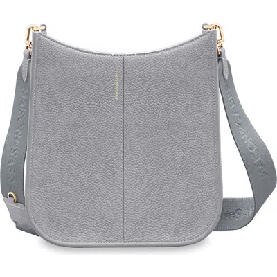 Maison De Sabre Maison De Sabré Leather Saddle Bag In Gray
