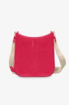 Maison De Sabre Maison De Sabré Leather Saddle Bag In Shibuya Fuchsia