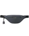 Maison De Sabre Leather Sling Bag In Graphite Grey