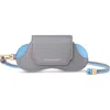 Maison De Sabre Maison De Sabré Leather Sunglasses Sleeve In Gray