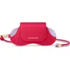 Maison De Sabre Maison De Sabré Leather Sunglasses Sling Case In Blue