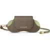 Maison De Sabre Maison De Sabré Leather Sunglasses Sling Case In Brown